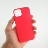 Coque iPhone 15 Plus - Silicone Mat - Rouge
