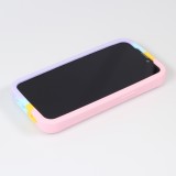 iPhone 13 Case Hülle - Silikon Luftblasen Anti-Stress Regenbogen