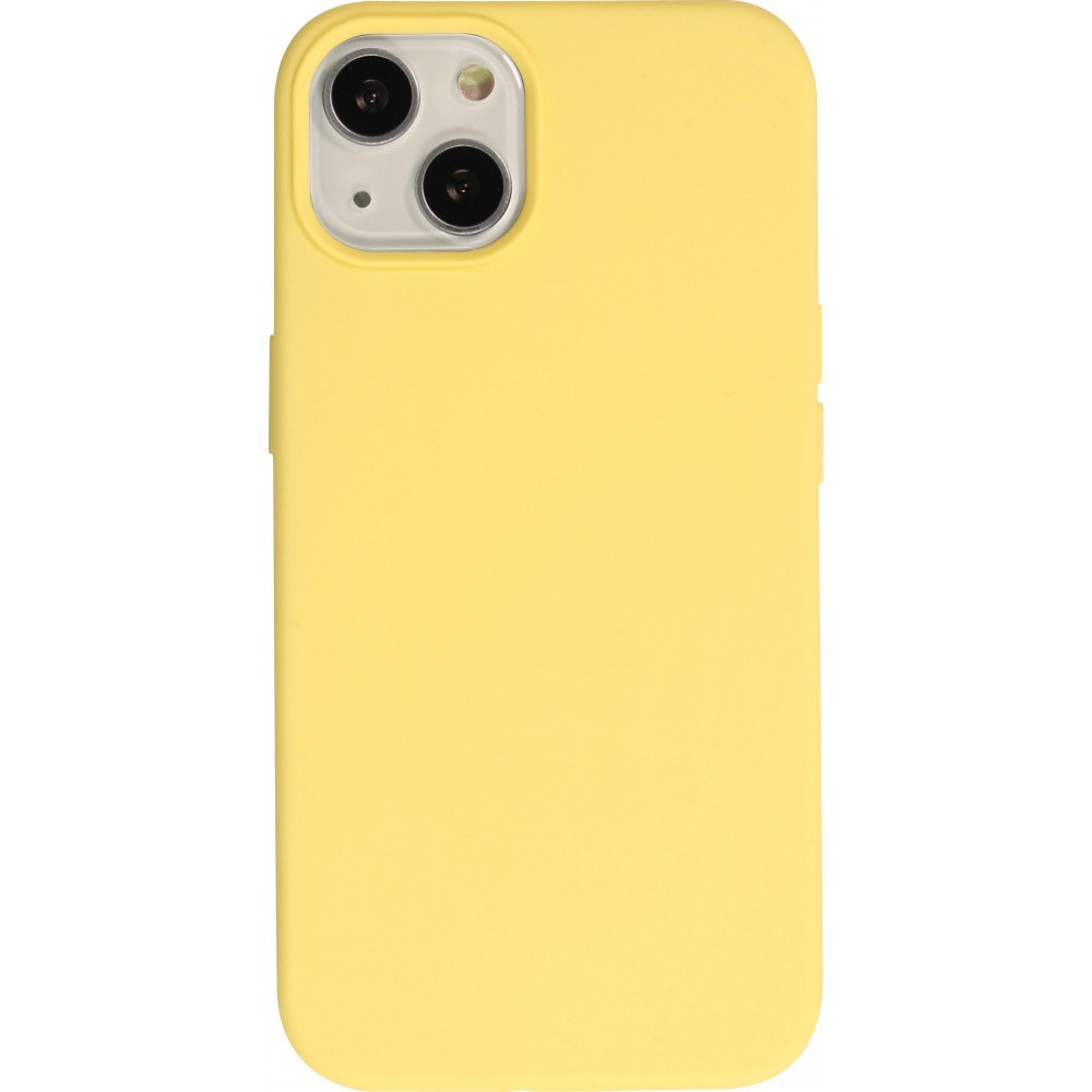 Coque iPhone 15 Plus - Soft Touch - Jaune