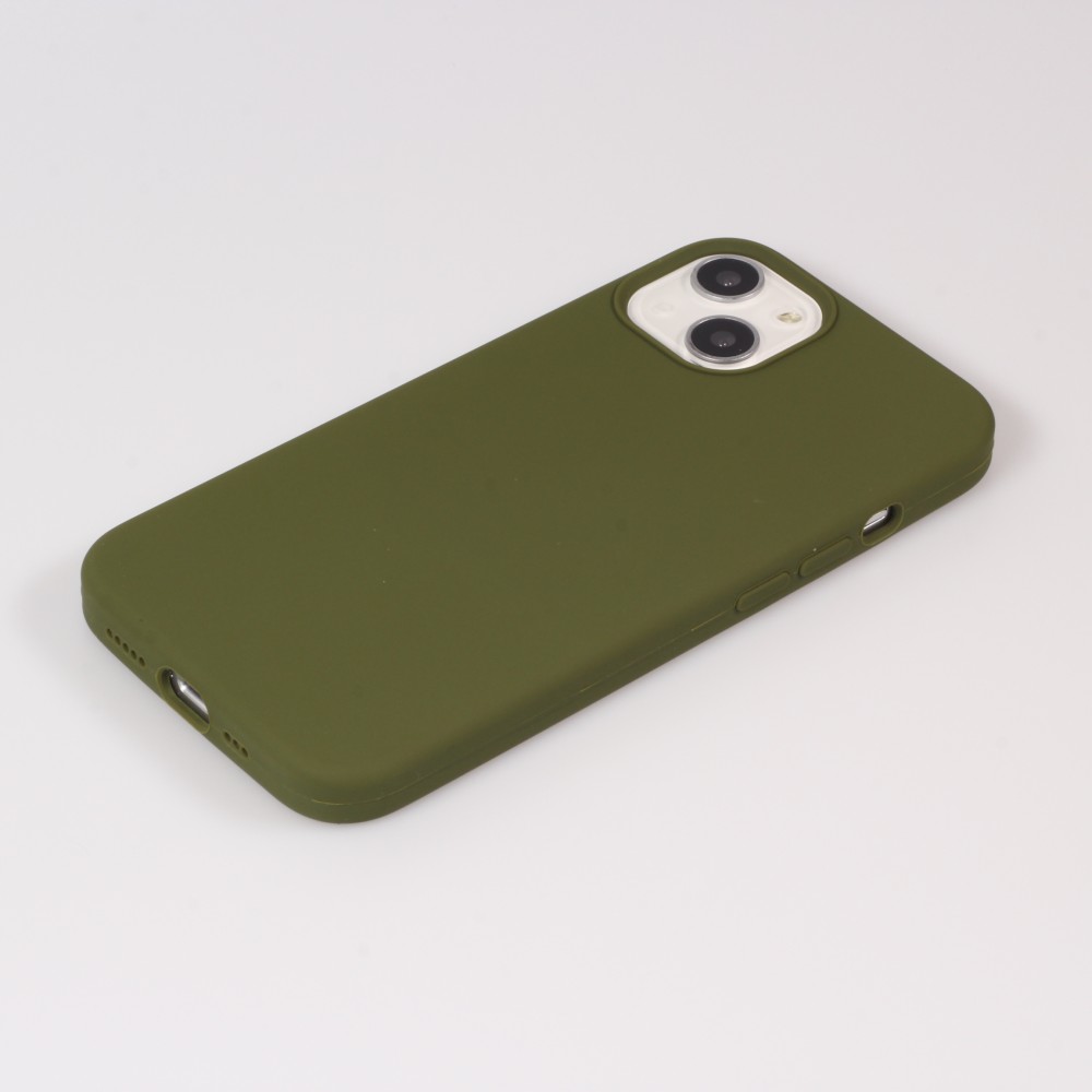 Coque iPhone 13 - Soft Touch - Kaki