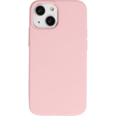 Coque iPhone 13 mini - Soft Touch - Rose clair