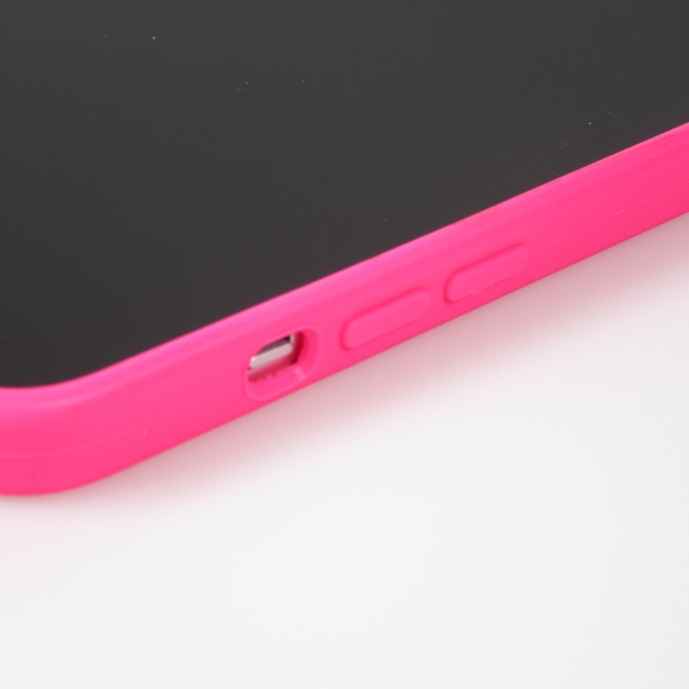 Coque iPhone 15 Plus - Soft Touch - Rose foncé