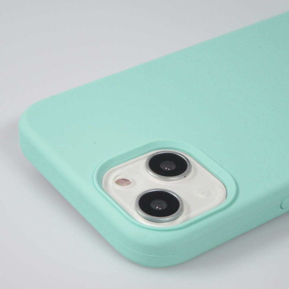 Coque iPhone 13 mini - Soft Touch - Turquoise