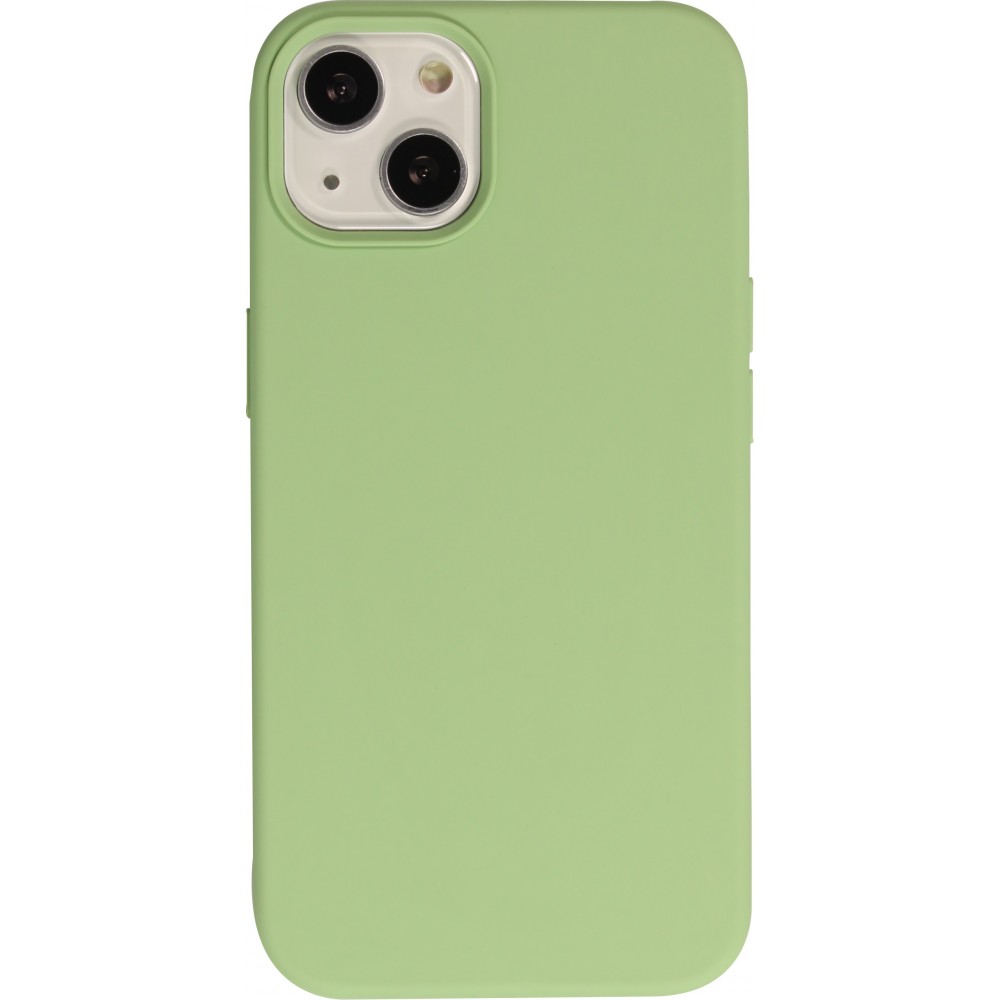 Coque iPhone 15 Plus - Soft Touch - Vert clair