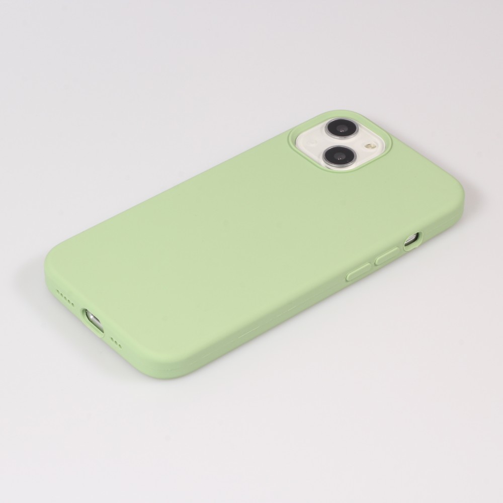 Coque iPhone 15 Plus - Soft Touch - Vert clair