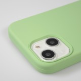 Coque iPhone 15 Plus - Soft Touch - Vert clair