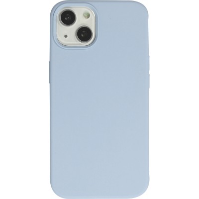 Coque iPhone 13 - Soft Touch - Bleu clair