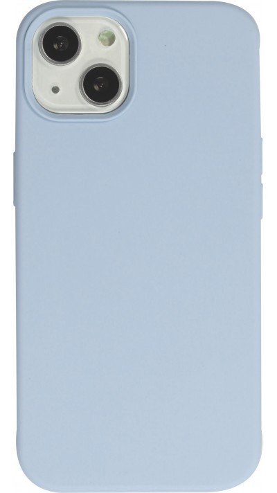 Coque iPhone 13 - Soft Touch - Bleu clair