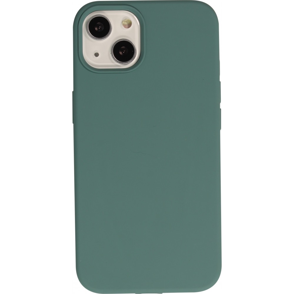 Coque iPhone 15 Plus - Soft Touch - Vert foncé