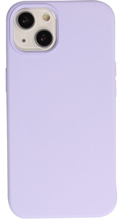 Coque iPhone 15 Plus - Silicone Mat - Violet clair