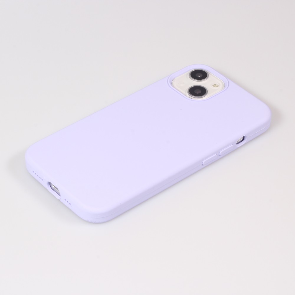 Coque iPhone 15 Plus - Silicone Mat - Violet clair