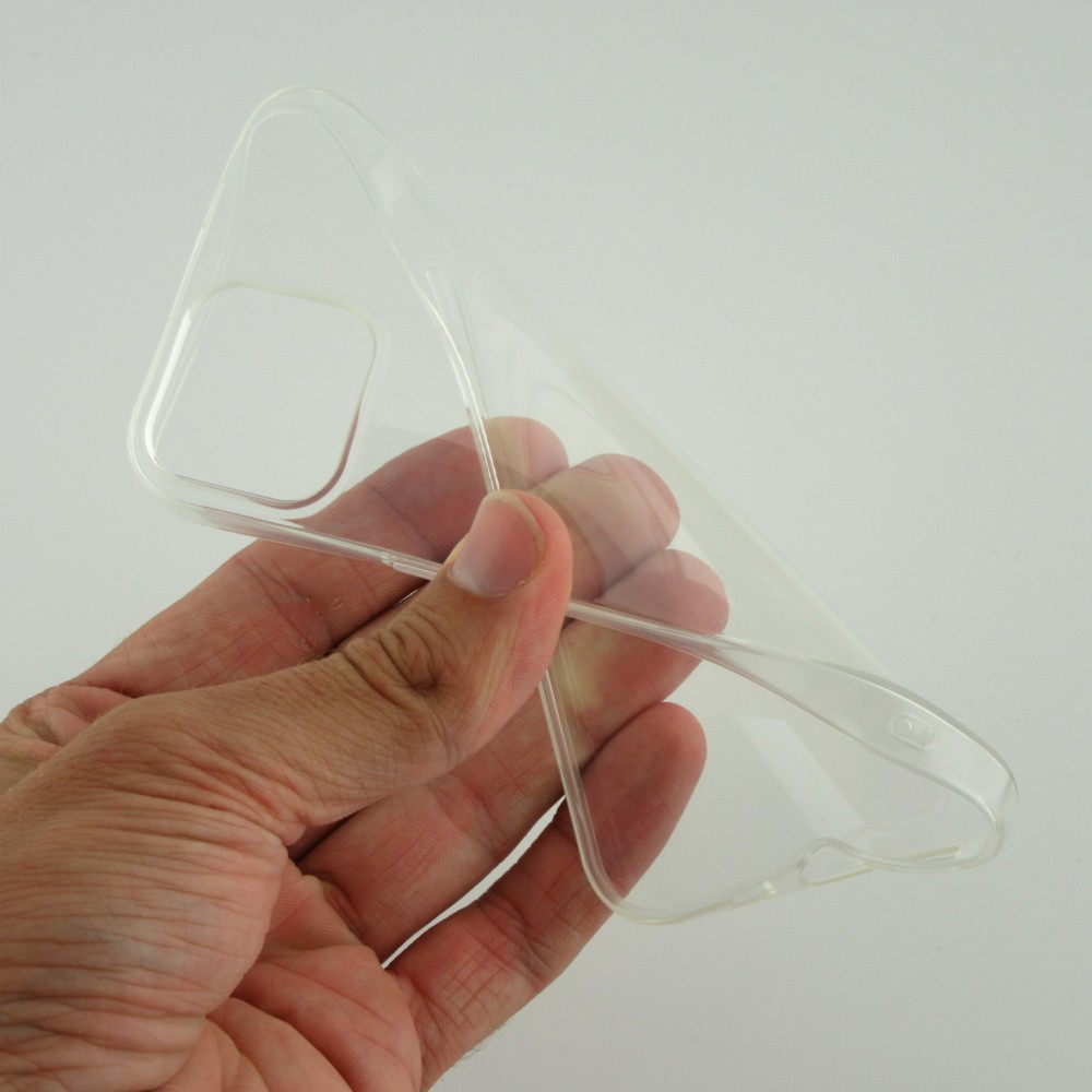 Hülle iPhone 13 mini - Gummi Transparent Silikon Gel Simple Super Clear flexibel