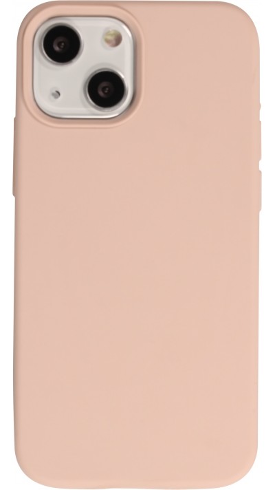 Coque iPhone 15 - Soft Touch rose pâle