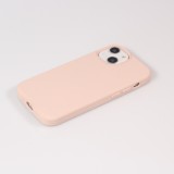 Coque iPhone 13 mini - Soft Touch rose pâle