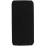 Coque iPhone 14 - plastique ultra fin semi-transparent mat - Noir