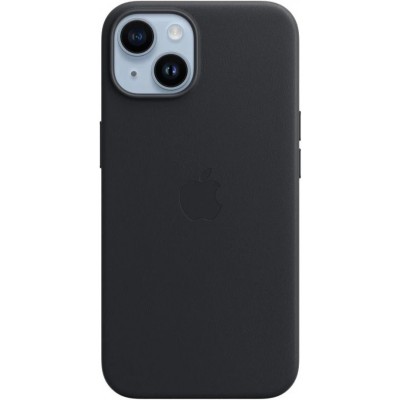 Coque iPhone 14 - Apple cuir véritable MagSafe - Noir