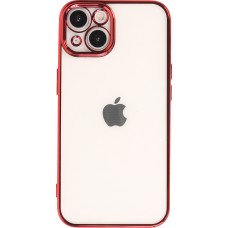 Coque iPhone 14 - Electroplate - Rouge