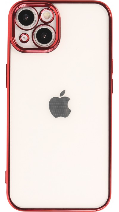 Coque iPhone 14 - Electroplate - Rouge