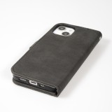 Coque iPhone 14 - Flip Géometrique - Noir complet