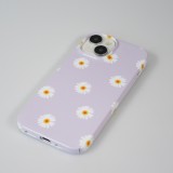 iPhone 15 Case Hülle - Kunststoff glossy Kleine Blümchen - Hellviolett