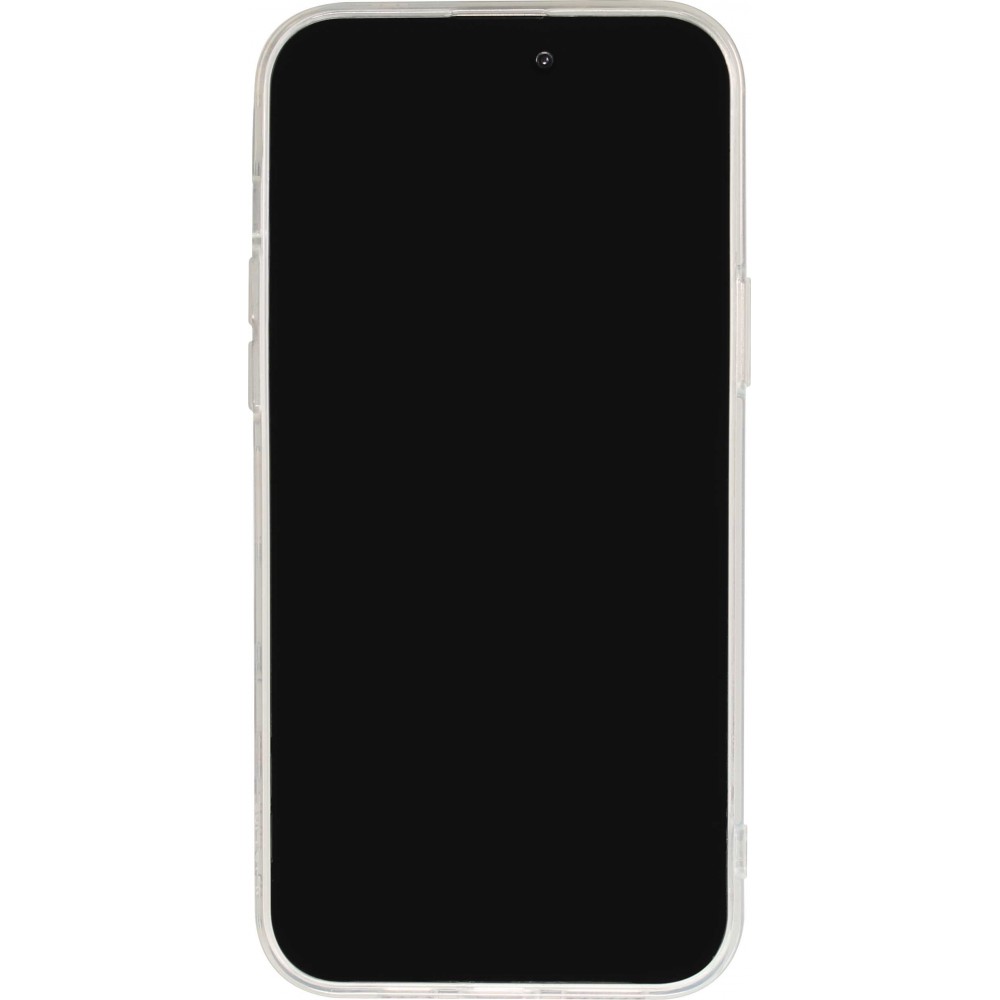 Coque iPhone 15 - Gel silicone Cities of the world - Transparent