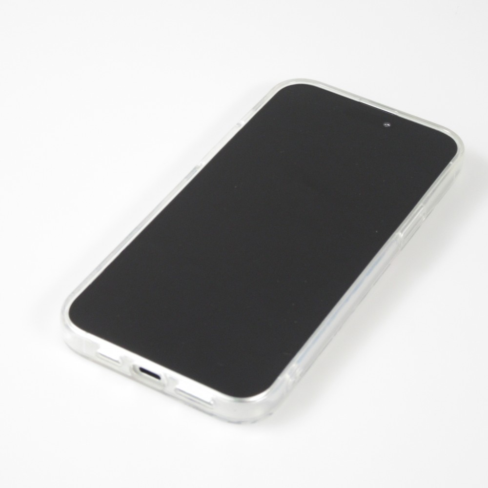 Coque iPhone 15 - Gel silicone Cities of the world - Transparent