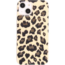 Coque iPhone 14 - Gel silicone motif léopard