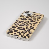 Coque iPhone 14 - Gel silicone motif léopard