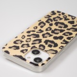 Coque iPhone 14 - Gel silicone motif léopard