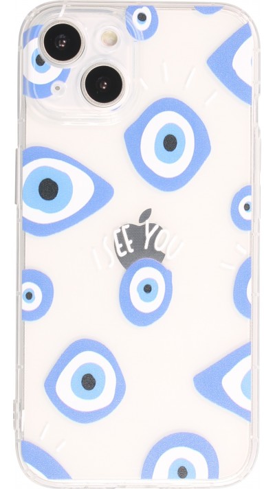 Coque iPhone 13 - Gel silicone transparent motifs artistiques no. 2