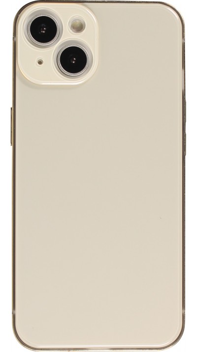 iPhone 14 Case Hülle - Unsichtbares Schutzcover in iPhone Farbe - Gold