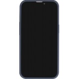 iPhone 14 Case Hülle - Jelly cover glass semi-durchsichtig MagSafe - Navy blue