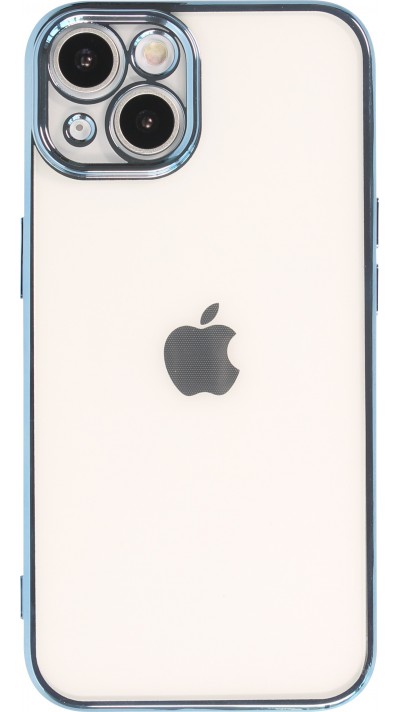 Coque iPhone 14 Plus - Electroplate - Bleu