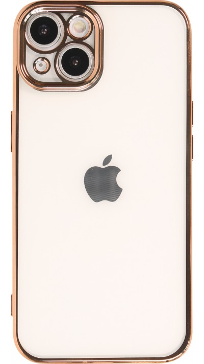 Coque iPhone 14 Plus - Electroplate - Or