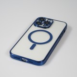 Coque Samsung Galaxy S24 Ultra - Electroplate avec MagSafe - Bleu foncé