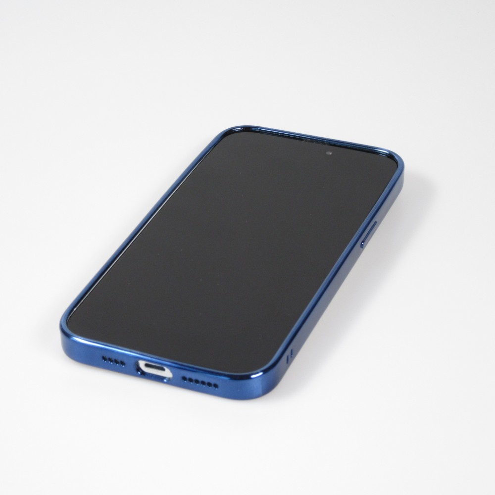 Coque Samsung Galaxy S24 Ultra - Electroplate avec MagSafe - Bleu foncé