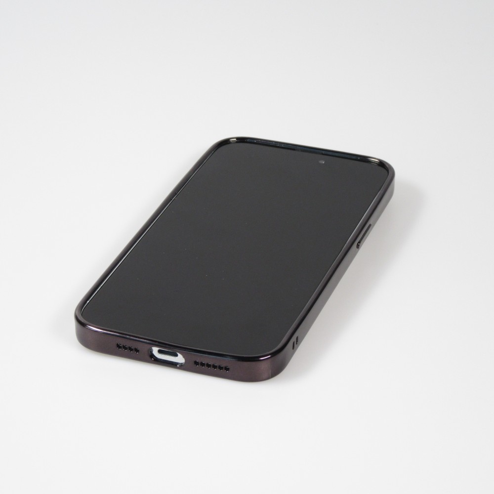 iPhone 14 Pro Max Case Hülle - Electroplate mit Magsafe - Schwarz