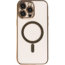 Coque iPhone 14 Pro Max - Electroplate avec MagSafe - Or