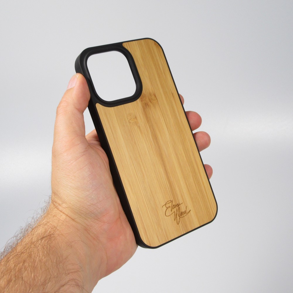 iPhone 14 Pro Max Case Hülle - Eleven Wood - Bamboo