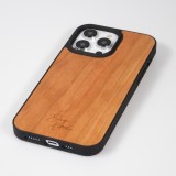iPhone 14 Pro Case Hülle - Eleven Wood - Cherry
