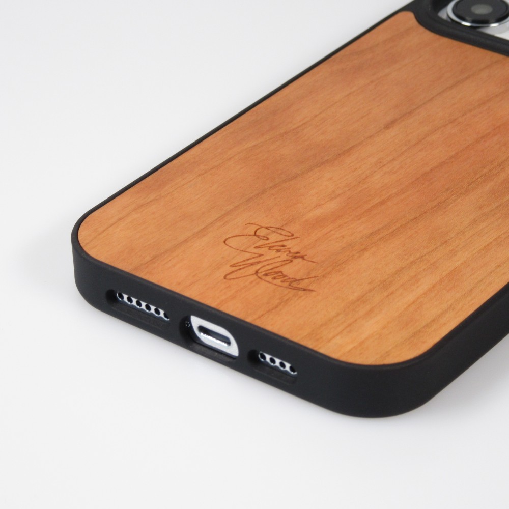 iPhone 14 Pro Case Hülle - Eleven Wood - Cherry