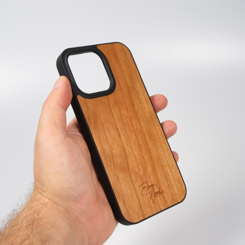 iPhone 14 Pro Case Hülle - Eleven Wood - Cherry