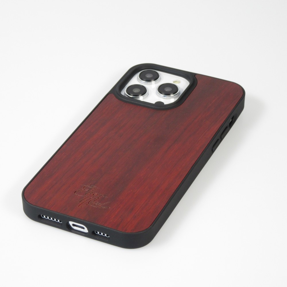 iPhone 14 Pro Case Hülle - Eleven Wood - Rosewood