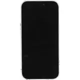 Coque iPhone 14 Pro - Plastique glossy petit dinosaure - Violet clair