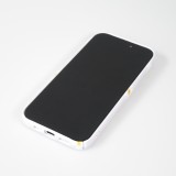 Coque iPhone 14 Pro - Plastique glossy petites fleurs - Violet clair
