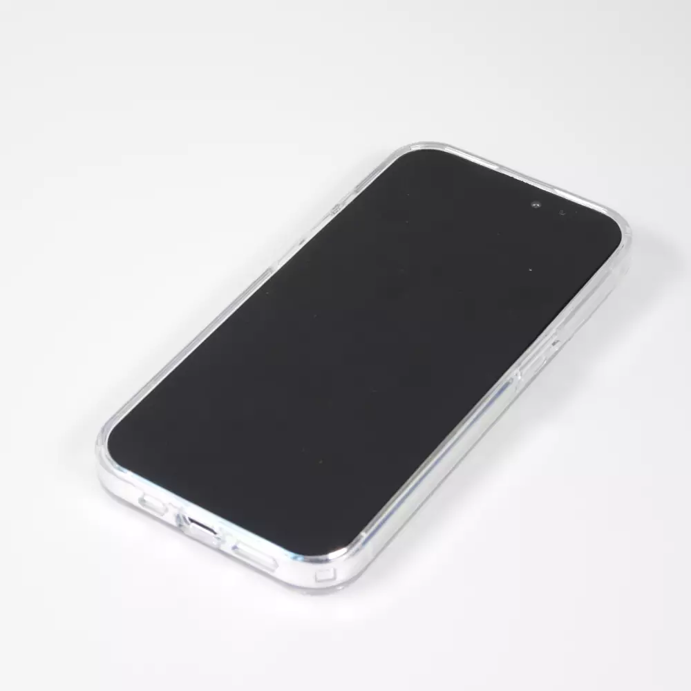 Coque iPhone 15 Pro Max - Gel silicone Machine Armor Type-G20 MagSafe - Bleu clair