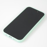 Coque iPhone 14 Pro - Gel silicone souple - Be Kind - Vert menthe