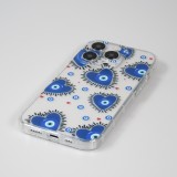 iPhone 13 Pro Max Case Hülle - Gummi Silikon transparent artistische Muster Nr. 3