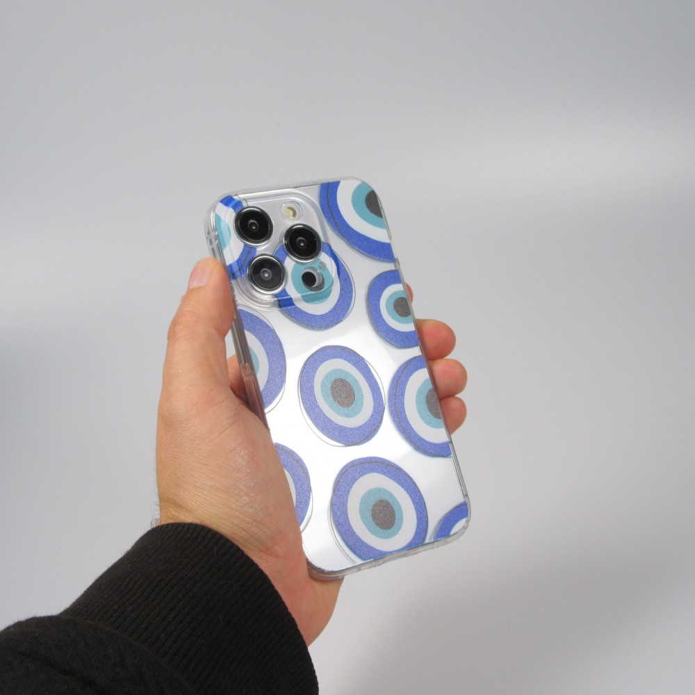 Coque iPhone 14 Pro - Gel silicone transparent motifs artistiques no. 4