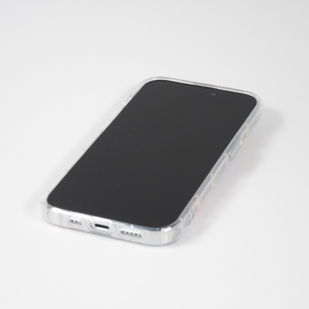 iPhone 13 Pro Max Case Hülle - Gummi Silikon transparent artistische Muster Nr. 5